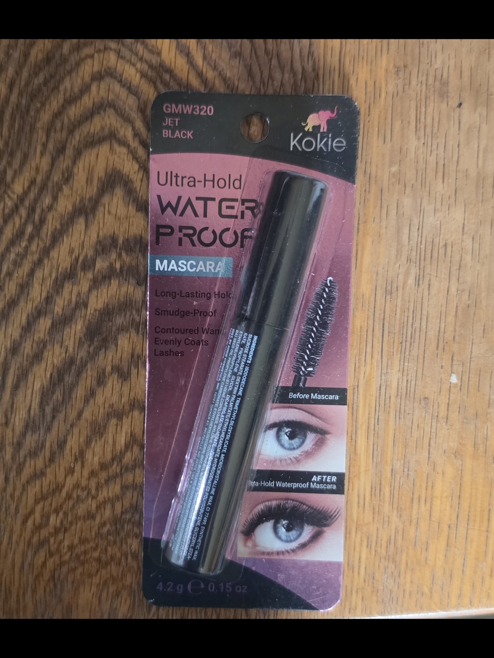 Kokie Ultra-Hold Waterproof Mascara — Jet Black BNIB
